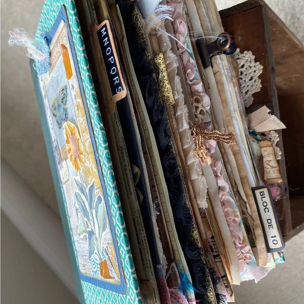 🆕 Handmade Travelers Notebook Junk Journal - Diary of an Edwardian Lady